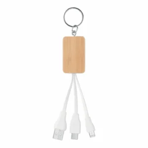 Bambusowy kabel 3 w 1 CLAUER