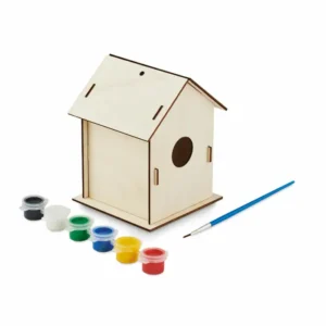 Drewniany domek dla ptaków DIY PAINTHOUSE