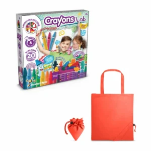 Crayon Factory Kit II. Gra edukacyjna dostarczany ze składaną torbą prezentową 190T
