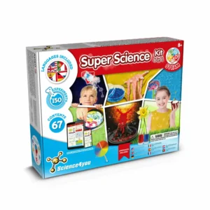 6 in 1 Super Science Kit II. Gra edukacyjna dostarczany z papierową torebką prezentową (100 g/m²)