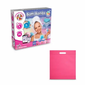 Bath Bombs Kit IV. Gra edukacyjna dostarczany z torebką prezentową z włókniny (80 g/m²)