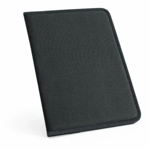 CUSSLER. Teczka A4 z materiału 600D z blokiem strony w linie