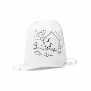 DRAWS. Plecak z non-woven do kolorowania (80 g/m²)