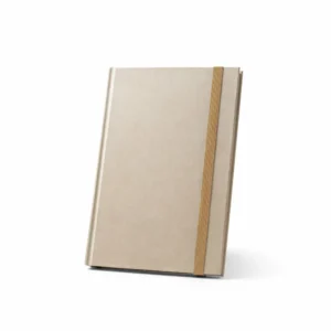 DICKINSON. Notatnik A5 w twardej oprawie wykonany z papieru z trzciny cukrowej (80% trzciny cukrowej) z kartkami w linie