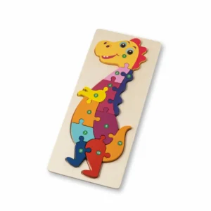 DIPLODOCO. Puzzle w kształcie dinozaura ze sklejki sosnowej