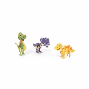 DINOSAURUS. Puzzle 3D z papieru i EVA w kształcie dinozaura