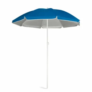 PARANA. Odchylany parasol plażowy 210T ze srebrną podszewką