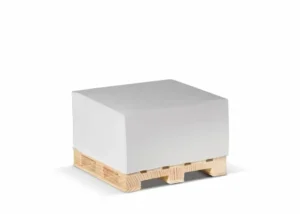 Blok kostka 10x10x5cm FSC na drewnianej palecie