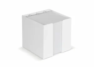 Blok 10x10x10cm FSC w pudełku kostkowym z przegródkami na artykuły biurowe