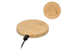 Bezprzewodowa podkładka ładująca bamboo 15W