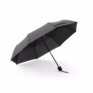 AIDEN. Parasol 21″ z poliestru z recyklingu (100% rPET) o gramaturze 190T, składany na 3 części